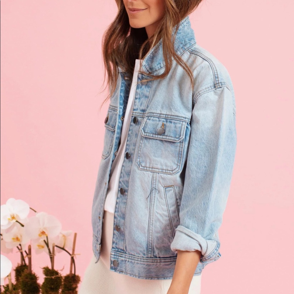 Light Wash Denim Jean Jacket - Women's Casual Classic